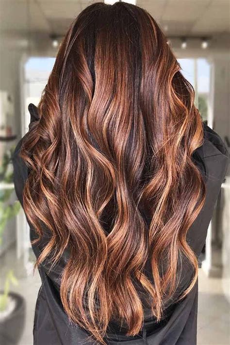 Chestnut Brown Hair Color With Blonde Highlights