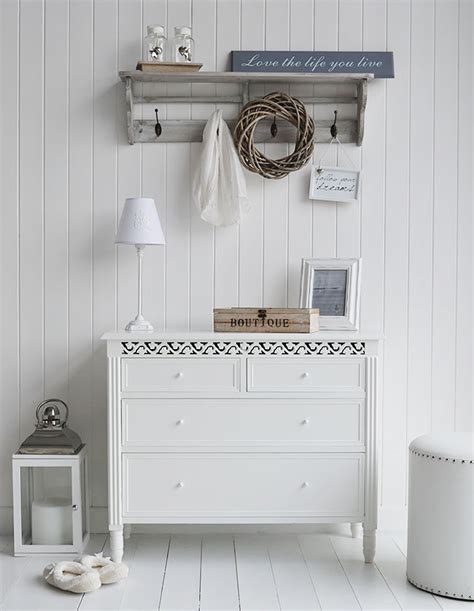 New England White Bedroom Chest Of Drawers The White Lighthouse