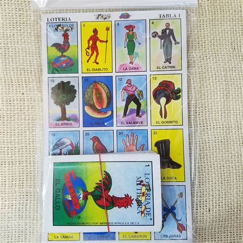 This is a single page design to print on 12x18 or resize to your desire. Loteria Mexicana. Mexican Bingo, 10 playing boards, 54 playing cards. | eBay