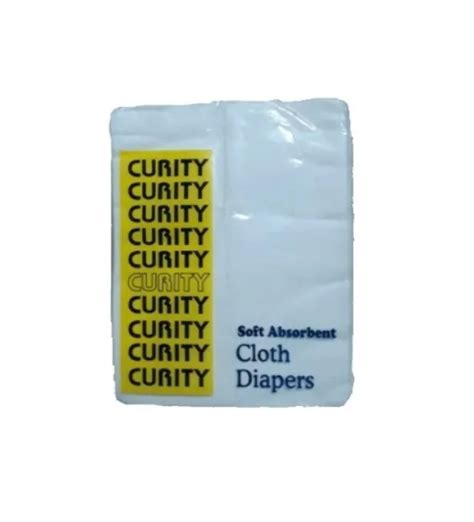12 Dozen Curity Cloth Diapers Gauze Type Lampin Baby Infant Needs