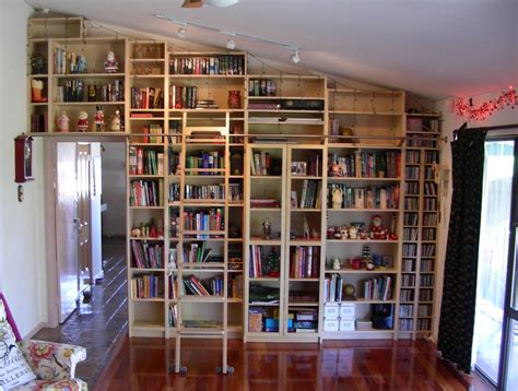 Fantastic Bookshelf With Ladder Cubby Storage