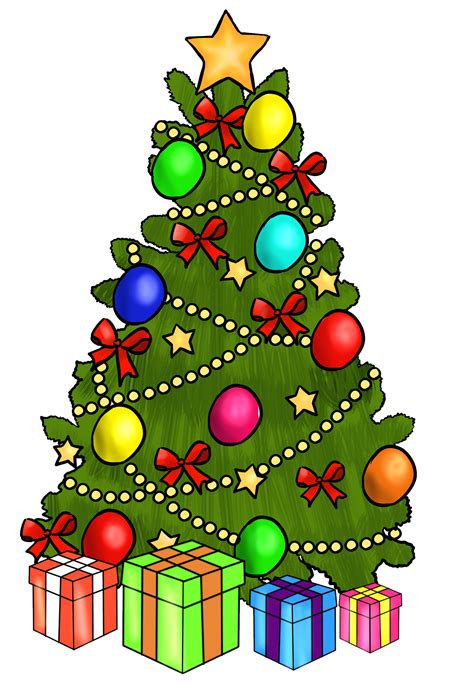 Animated Decorated Christmas Tree Clip Art Library