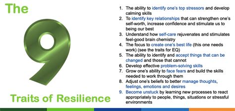 The 9 Traits Of A Resilient Mind The Resilient Mind
