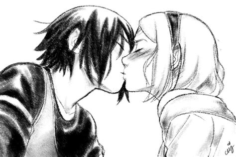 Pinte este desenho do beijo apaixonado do casal, deixe este desenho ainda mais lindo com as cores. Pin de Yasmin Lorenna em nostalgia (com imagens) | Sakura ...