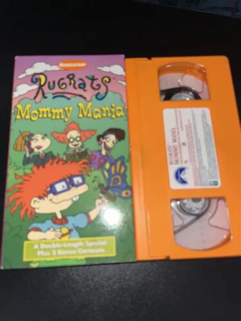 Rugrats Mommy Mania Nickelodeon Orange Vhs Original Picclick 12000