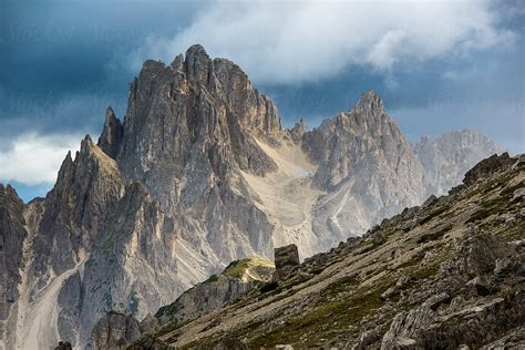 Dolomite Mountain Peaks By Stocksy Contributor Peter Wey Stocksy