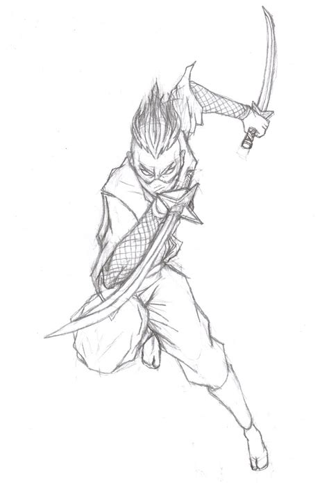 Im A Ninja Sketch By Corey Lee On Deviantart