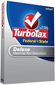 Amazon Com TurboTax Deluxe Federal State EFile 2008 Only One