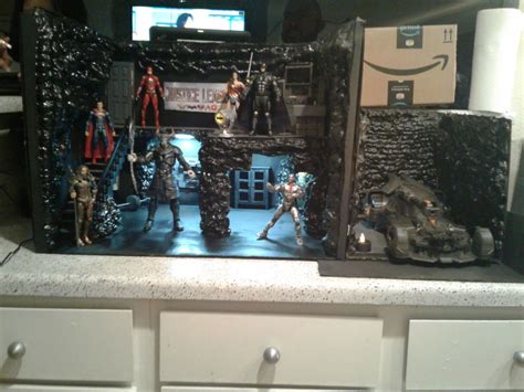 Batcave Justice League Custom Diorama Playset