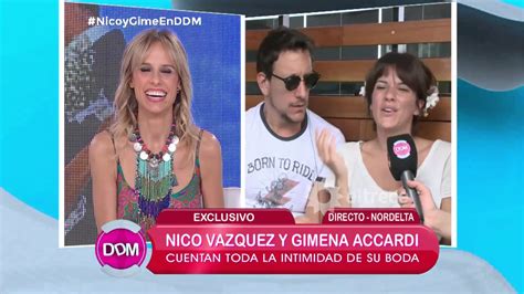 Confesó que a nico le cuesta mucho superar el difícil momento. Nico Vázquez y Gimena Accardi se intoxicaron luego de ...