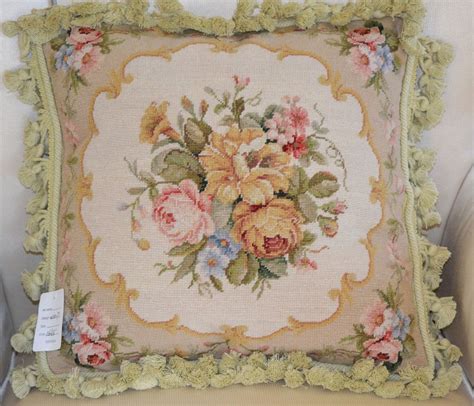 Maybe you would like to learn more about one of these? 16" French Country Style Handmade PetitPoint Needlepoint ...