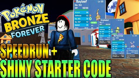Shiny Starter Code Speedrun In Pokemon Brick Bronze Pbb Project