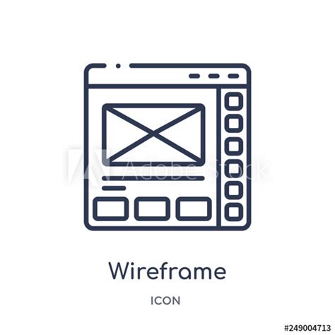 104 Wireframe Icon Images At