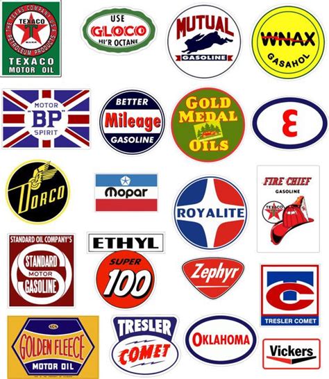Vintage Oil Logos