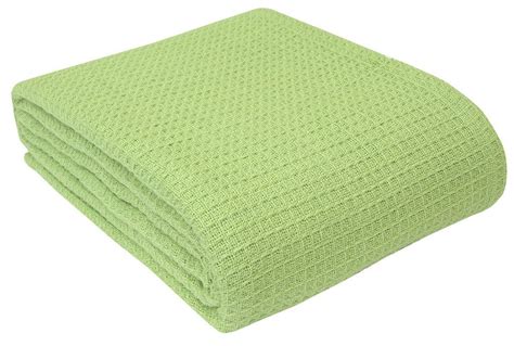 Maybe you would like to learn more about one of these? Homescapes - 100% Organic Cotton Waffle Blanket - Sage ...