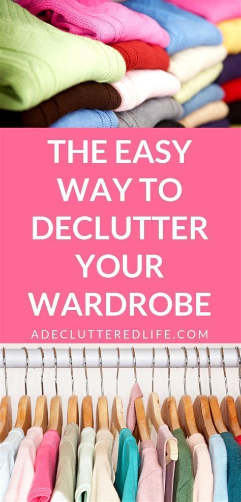 How To Declutter Your Closet 5 Easy Steps A Decluttered Life