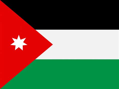 Flag Of Jordan Free Stock Photo Public Domain Pictures