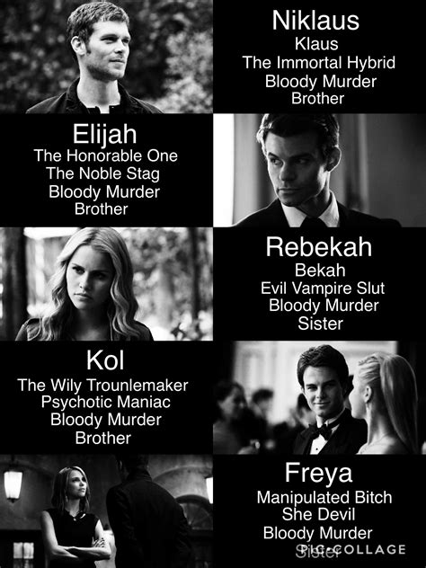 Your brother will be dead stefan. Aesthetic The Originals Klaus Mikaelson Elijah Mikaelson ...