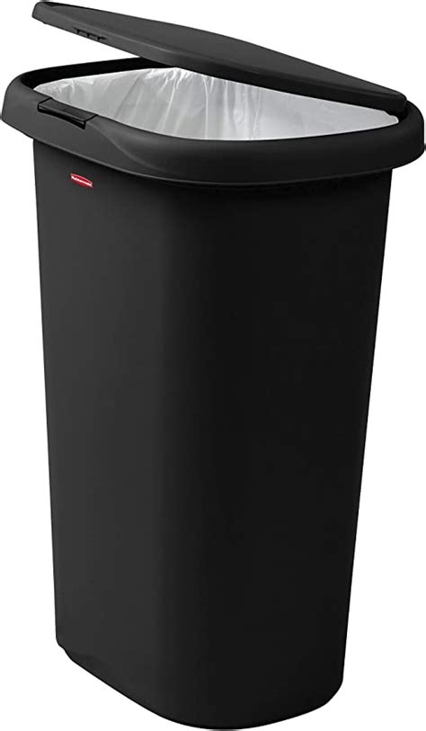 household supplies and cleaning home and garden large kitchen trash can 13 gallon garbage can black