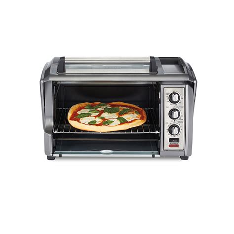 Best Buy Hamilton Beach Sure Crisp 6 Slice Air Fryer Toaster Oven With