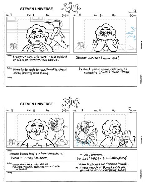 Shivana Sookdeo Steven Universe Storyboard Test