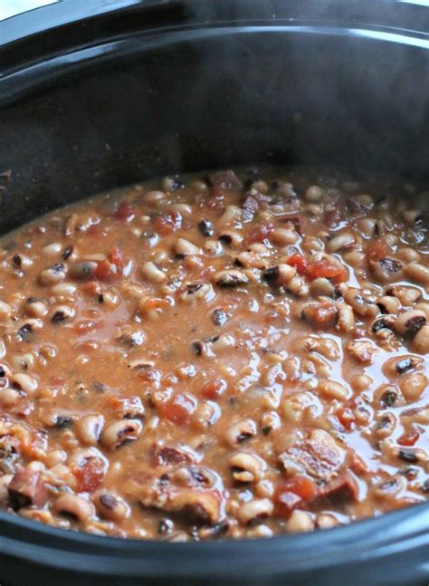 Slow Cooker Black Eyed Peas Recipe Recipe Recipes Cooker Recipes