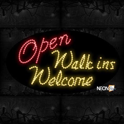 Open Walk Ins Welcome Led Bulb