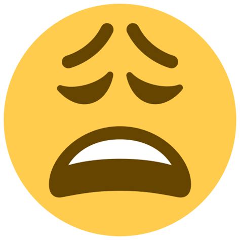 Weary Face Emoji Png