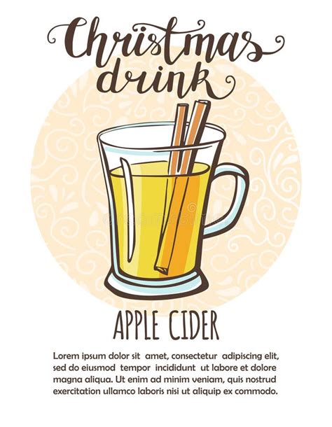 Apple Cider Day Vector Illustration Stock Illustration Illustration