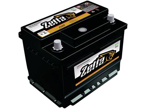 Bateria De Carro Zetta 50ah 12v Polo Positivo Direito Z50d Bateria