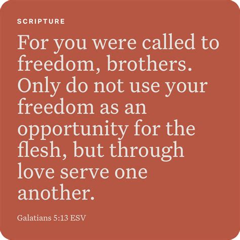 Galatians‬ ‭513‬ ‭esv‬‬ Galatians 5 13 Bible Apps In The Flesh