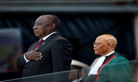 Anc Leader Cyril Ramaphosa Takes Oath As South Africa President On Africa Day