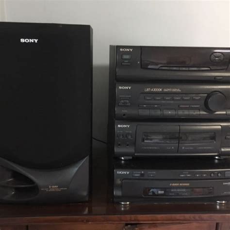 Sony Lbt A3000k Hi Fi Stereo System With 2x 3 Way Win Duct Av Speaker