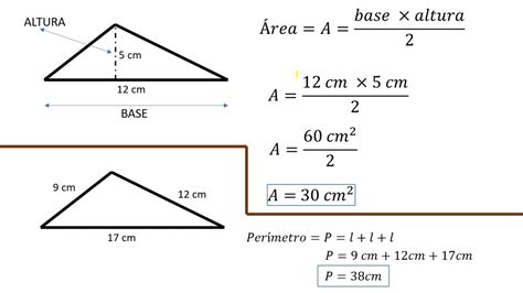 Calcular Area Y Perimetro De Un Triangulo Trilosa