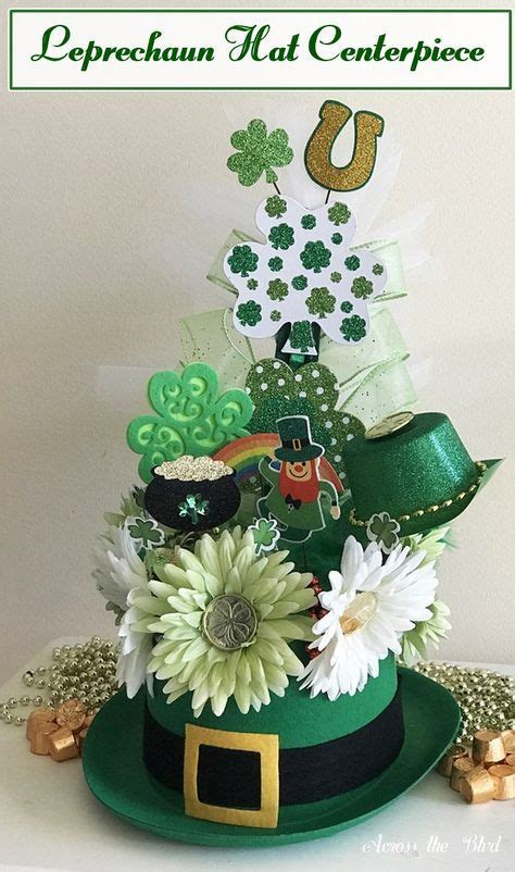 Leprechaun Hat Centerpiece For St Patrick S Day St Patrick S Day