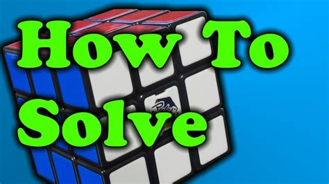 How To Solve A Rubiks Cube Easy Method Youtube