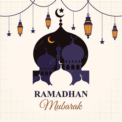 Premium Vector Ramadhan Mubarak