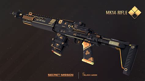 Artstation Assault Rifle Mk14 New Weapons Textures And Latest Skin