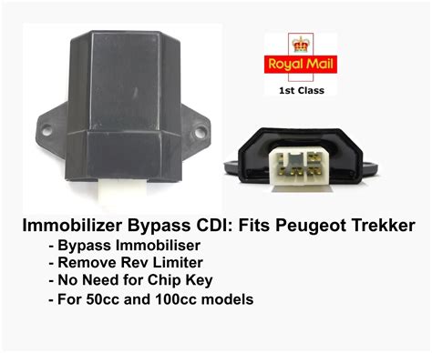 Immobiliser Chip Key Bypass Cdi For Peugeot Trekker Cc Cc Aci