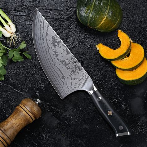 Best Damascus Butcher Knife Custom Kitchen Knife At Low Cost