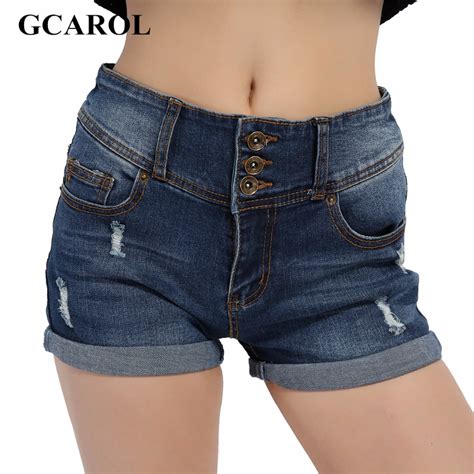 Buy Gcarol 2017 Women Sexy Ripped Denim Shorts Ladies