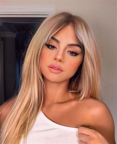 Crbambiselyy On Instagram Selena Gomez Hair Selena Gomez Blonde Hair Selena Gomez Photoshoot