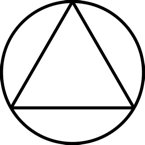 Driehoek Cirkel Gelijkzijdig Gratis Vectorafbeelding Op Pixabay