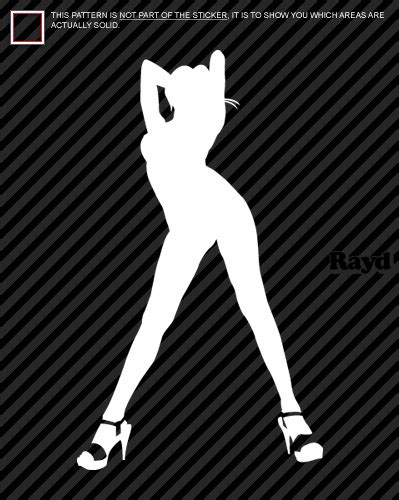 2x Sexy Stripper Girl Sticker Decal Die Cut 10 Ebay
