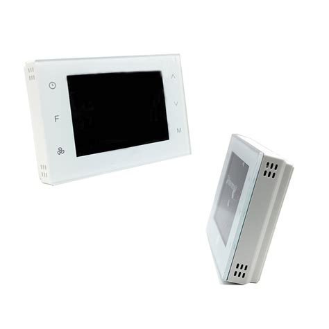 Tempered Glass Touch Screen Programmable Home Room Heat Pump Thermostat