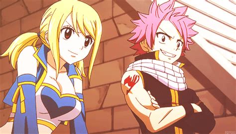 You are the most powerful wizard alive, maybe even more powerful than zeref himself. Some Natsu and Lucy Gif | Fairy Tail Amino