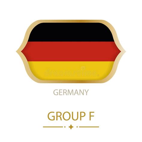 The Flag Of Germany Is Made In The Style Of The Football World Cup