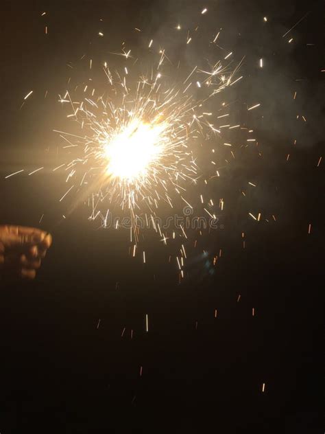 Fire Crackers During Diwali Stock Photo Image Of Burst Crackers