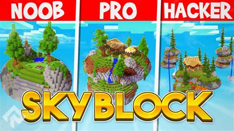 Noob Vs Pro Vs Hacker Skyblock In Minecraft Marketplace Minecraft