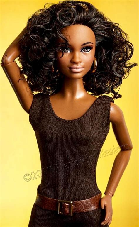 38 4 17 by flademirmasiero black barbie natural hair doll barbie fashionista